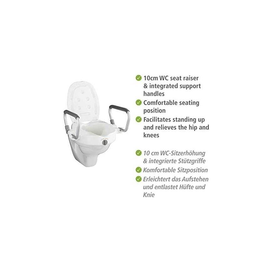 4World Secura Secura WENKO toilet seat with handles load capacity 130 kg – 2