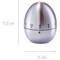 Zeller Kiaušinio formos virtuvės laikmatis, Ø 6 cm Zeller Kiaušinio formos virtuvės laikmatis, Ø 6 cm