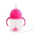 MUNCHKIN 207 ml drinking bottle with straw TIP&SIP STRAW, pink, 6+ months MUNCHKIN 207 ml drinking bottle with straw TIP&SIP STRAW, pink, 6+ months