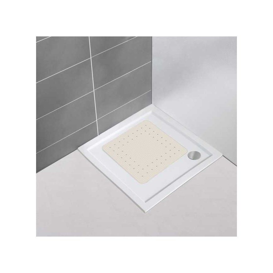Shower mat with non-slip construction, rubber mat for the bathroom - 54 x 54 cm, WENKO – 3
