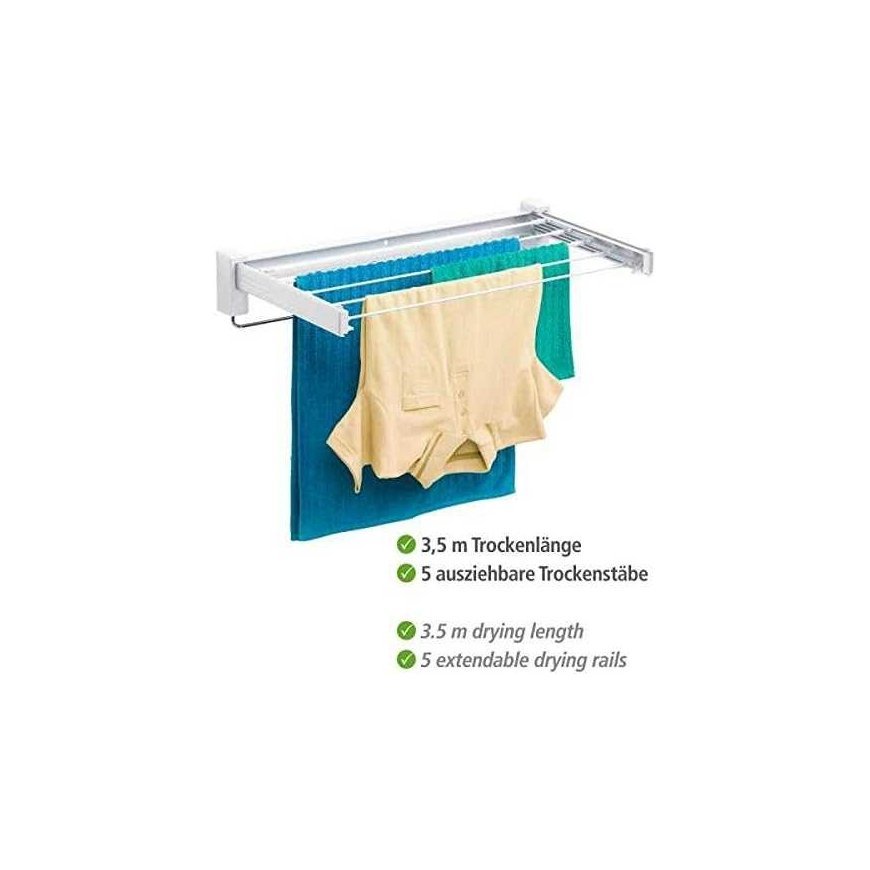 Wenko Butterfly wall-mounted clothes dryer – 3