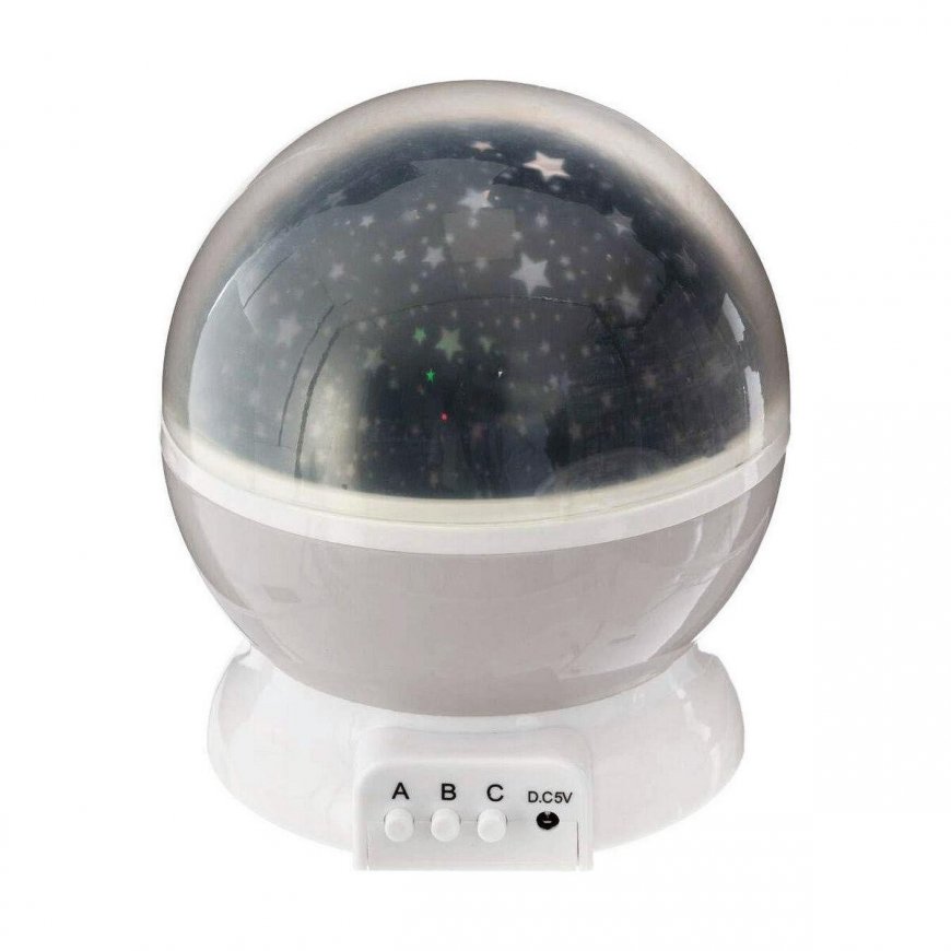 Atmosphera Gray night projector that turns