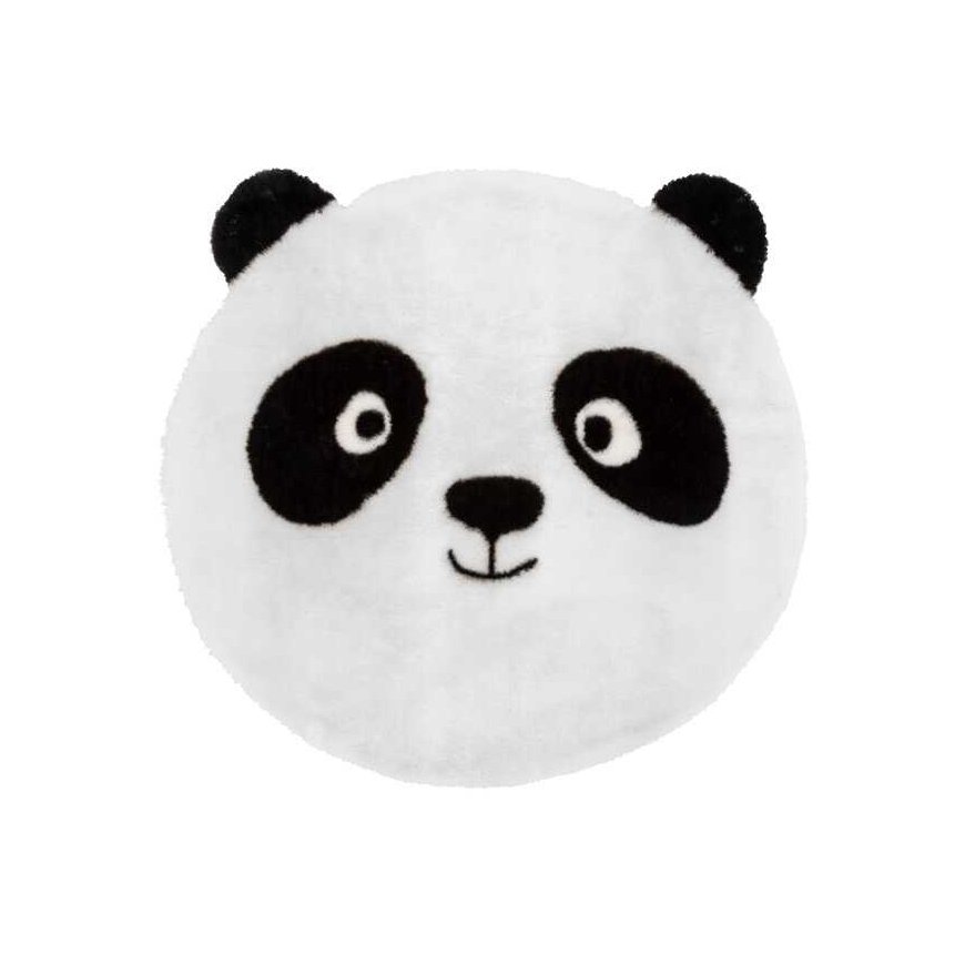 Smile Round panda rug with ears