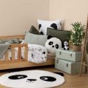 Round panda rug with ears SMILE, Ø 100 cm Round panda rug with ears SMILE, Ø 100 cm