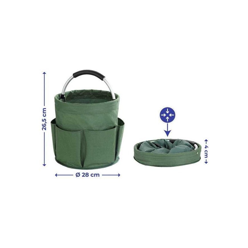 Weko Universal puutarhatyökalusäiliö CADDY, vihreä – 4
