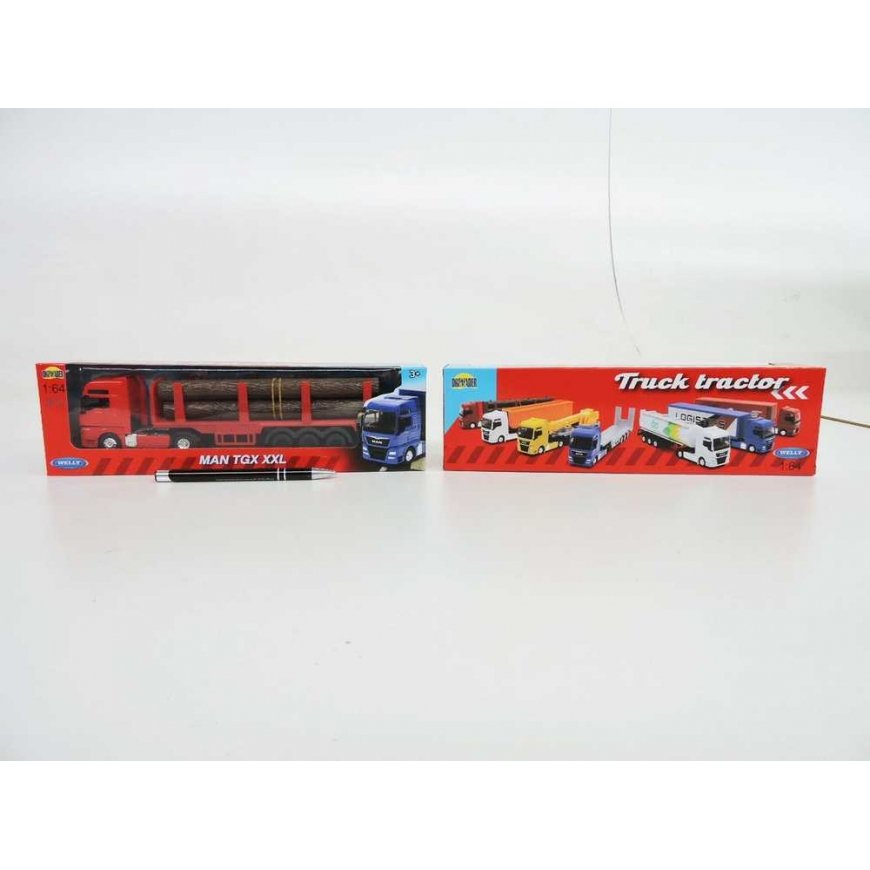 WELLY 1:64 truck MAN TGX with drawnem 68013 58034