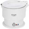 Adler AD 1377 White Silicone Kettle 0.6 l - tourist