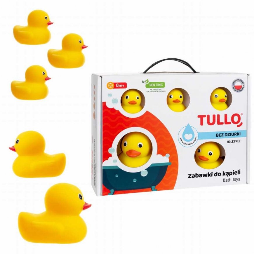 AM Tullo Bath toy set 5 ducks, Tullo – 2