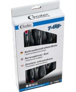 Screwdriver set Condor Werkzeug C11800 SL/PH/PZ 7 pcs.