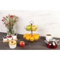Zeller Zeller, 2-tier metal fruit basket, 26x29cm Zeller Zeller, 2-tier metal fruit basket, 26x29cm