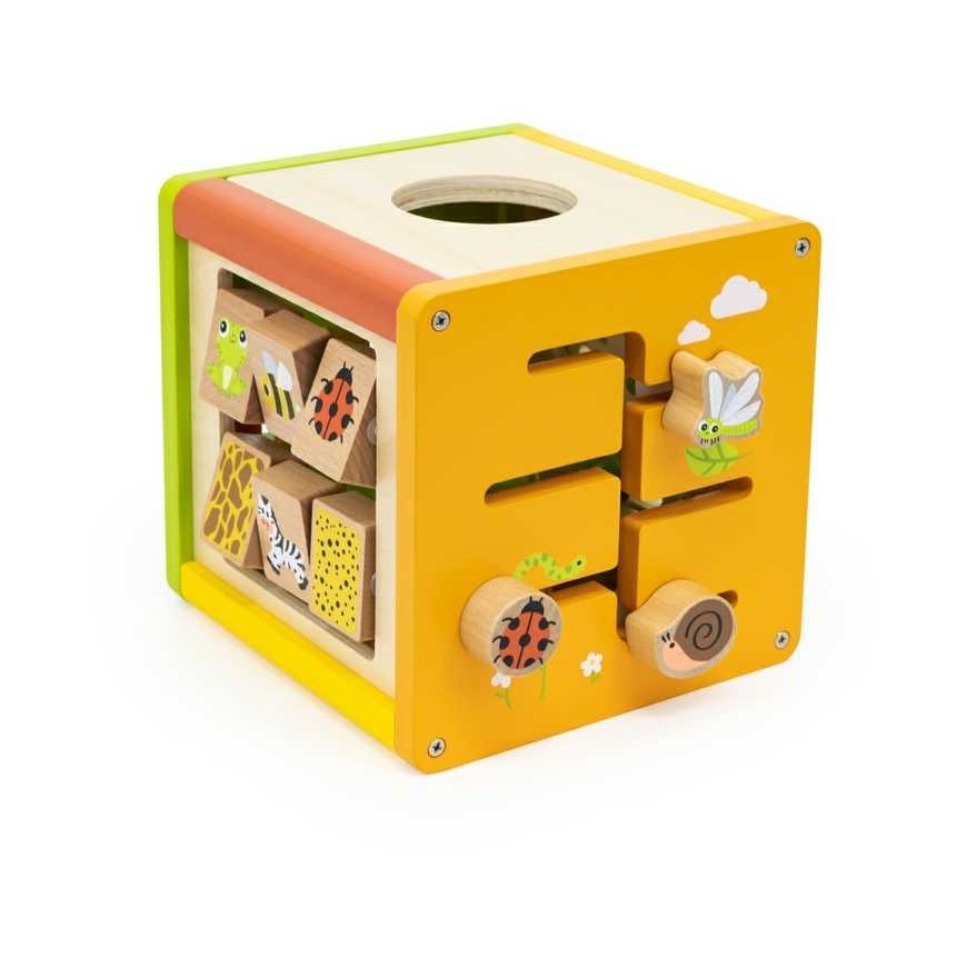 Viga 44716 5in1 educational cube with labyrinths and cymbals – 4