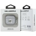 Karl Lagerfeld Monogram Karl Head Case for AirPods 4 silver Karl Lagerfeld Monogram Karl Head Case for AirPods 4 silver