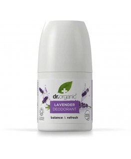 Dr Organic Lavender Deodorant Roll On, 50 ml