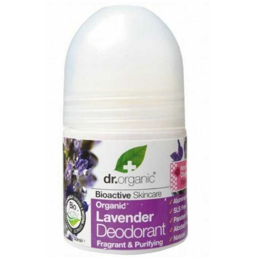 Dr Organic Lavender Deodorant Roll On, 50 ml – 2