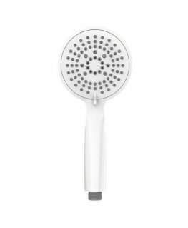 WENKO Young Line shower head Ø 11 cm, 5 sprays, white