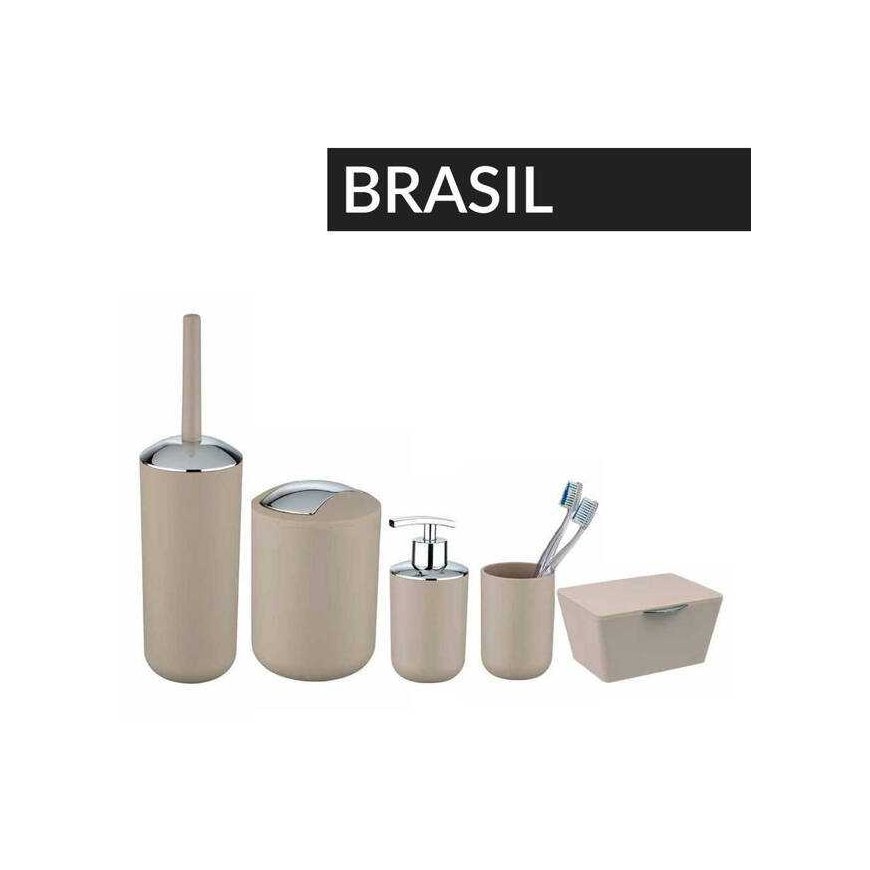 Šiukšlių dėžė BRAZILIJA, smėlio spalvos - 6,5 l, WENKO – 3