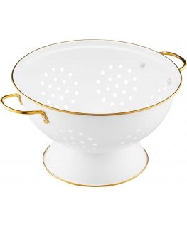 Durszlak with handles Royal 24 cm white AMBITION