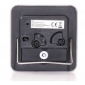 Quartz Silent Desk Clock for Bedroom, Quartz Alarm Clock, Gray Quartz Silent Desk Clock for Bedroom, Quartz Alarm Clock, Gray