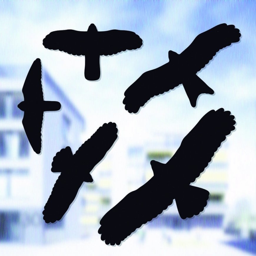 Swissinno Bird window sticker (bird stickers to prevent collisions 5gb)
