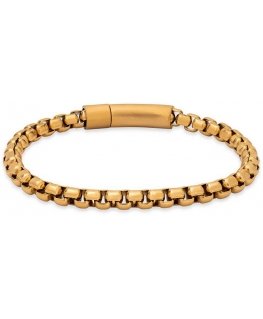 Troli Modern gold-plated steel bracelet Kostka/Venezia
