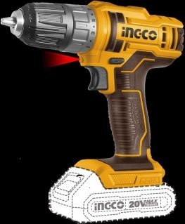Ingco CDLI20051E Cordless screwdriver incl. battery and charger