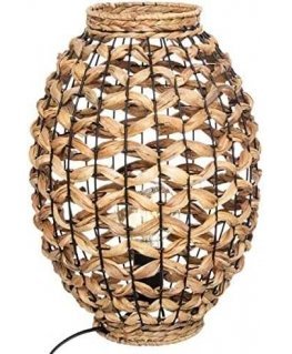 Lamp Table lamp SAND with hyacinth shade, height 40 cm