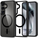 Case Tech-Protect Magmat Magsafe for Galaxy S25 transparent black Case Tech-Protect Magmat Magsafe for Galaxy S25 transparent black