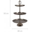 Home Styling Collection Metalinė lėkštė, 3 lygių, 50 cm Home Styling Collection Metalinė lėkštė, 3 lygių, 50 cm