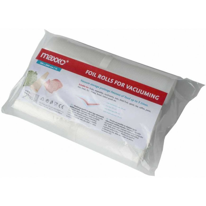 Maxxo Replacement vacuum rolls 20 x 300 cm, 3 pcs