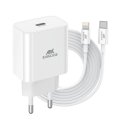 Rivacase PS4101 Universal White AC Fast charging Auto Rivacase PS4101 Universal White AC Fast charging Auto