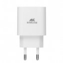Rivacase PS4101 Universal White AC Fast charging Auto Rivacase PS4101 Universal White AC Fast charging Auto