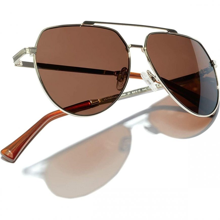 Unisex Sunglasses Hawkers Shadow Polarized ø 60 mm Gold Silver Rose Gold – 2