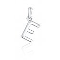 JVD Minimalist silver letter "E" pendant SVLP0948XH2000E JVD Minimalist silver letter "E" pendant SVLP0948XH2000E