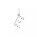 JVD Minimalist silver letter "E" pendant SVLP0948XH2000E JVD Minimalist silver letter "E" pendant SVLP0948XH2000E