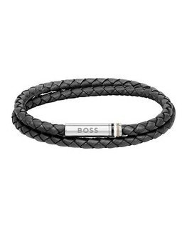 Hugo Boss Elegant nahkainen kaksoisrannekoru 1580489