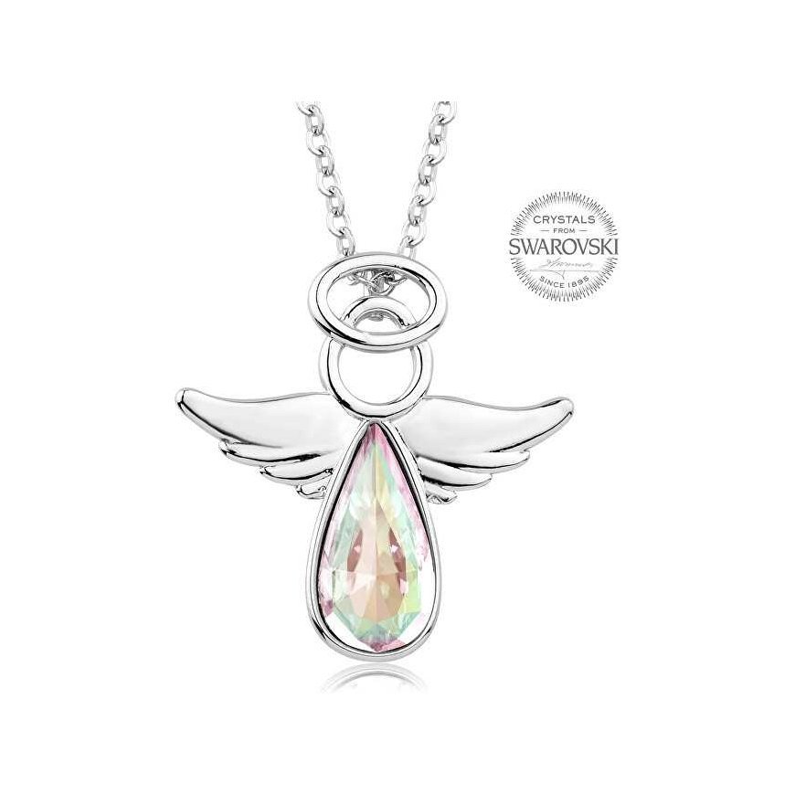 Levien Rainbow Crystal Necklace Angel Rafael