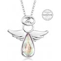 Levien Rainbow Crystal Necklace Angel Rafael Levien Rainbow Crystal Necklace Angel Rafael
