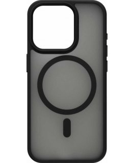 Case FoneKit Magnetic Soft Touch - compatible, Samsung Galaxy S24 Ultra, black/harmaa