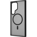 FoneKit Magnetic Soft Touch Suojakuori, Samsung Galaxy S24 Ultra, musta/harmaa FoneKit Magnetic Soft Touch Suojakuori, Samsung Galaxy S24 Ultra, musta/harmaa