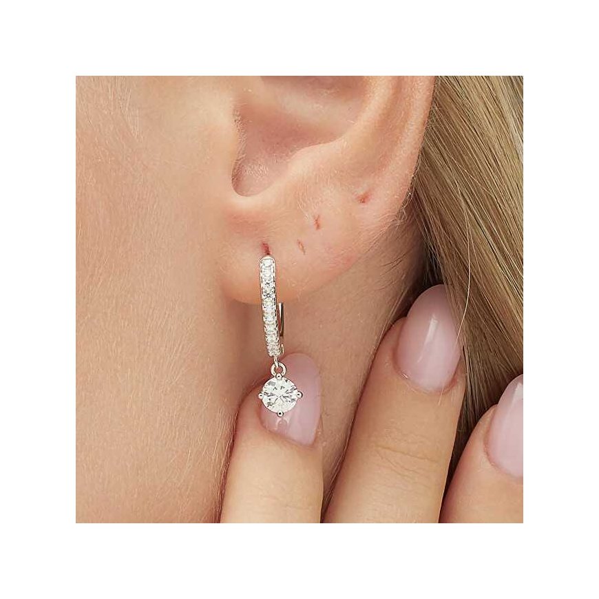 Brosway Fancy Infinite White FIW90 pyöreä yksittäinen korvakoru – 2