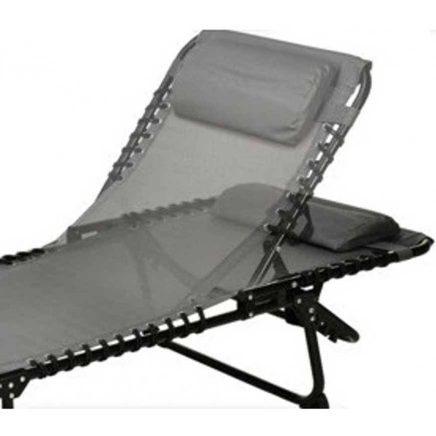 ProGarden Folding Camping Bed TEXTLINE GRAPHITE – 2