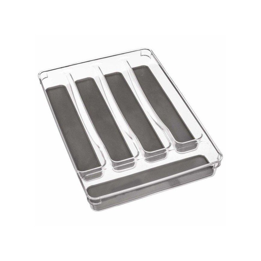 5five Simply Smart Cutlery Drawer Organizer, Container, 5 Compartments, 33 x 23 cm