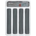 5five Simply Smart Cutlery Drawer Organizer, Container, 5 Compartments, 33 x 23 cm 5five Simply Smart Cutlery Drawer Organizer, Container, 5 Compartments, 33 x 23 cm