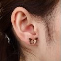 Troli Steel metal butterfly earrings Butterfly KES-048-SIL Troli Steel metal butterfly earrings Butterfly KES-048-SIL