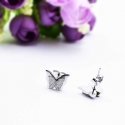 Troli Steel metal butterfly earrings Butterfly KES-048-SIL Troli Steel metal butterfly earrings Butterfly KES-048-SIL