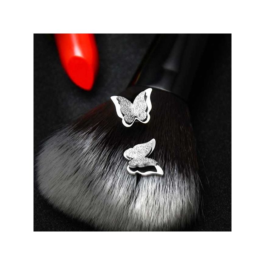Troli Teräksiset perhoskorvakorut Butterfly KES-048-SIL – 4