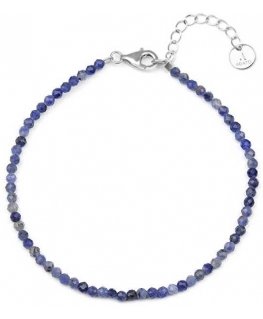 Agate Mineral Bracelet with Sodalite Beads POL-B16/21L