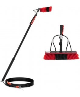 Ulsonix Telescopic brush with water connection for washing windows and panels, width 35 cm, 185-900 cm