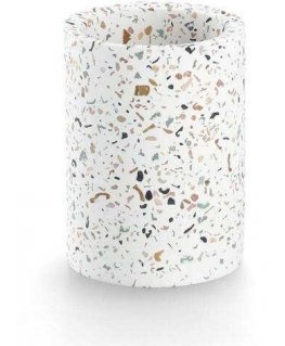 Zeller TERRAZZO toothbrush cup, Ø 8.2 cm