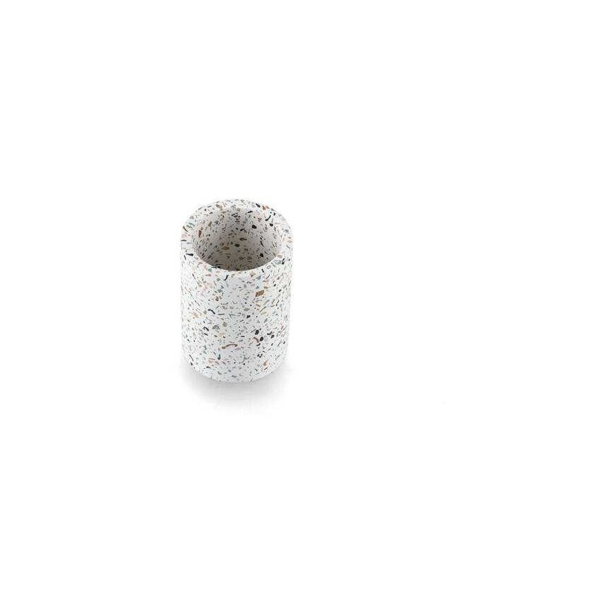 Zeller TERRAZZO dantų šepetėlio puodelis, Ø 8,2 cm – 5